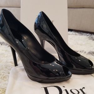 Christian Dior Shoes | Miss Dior Patent Leather Pl